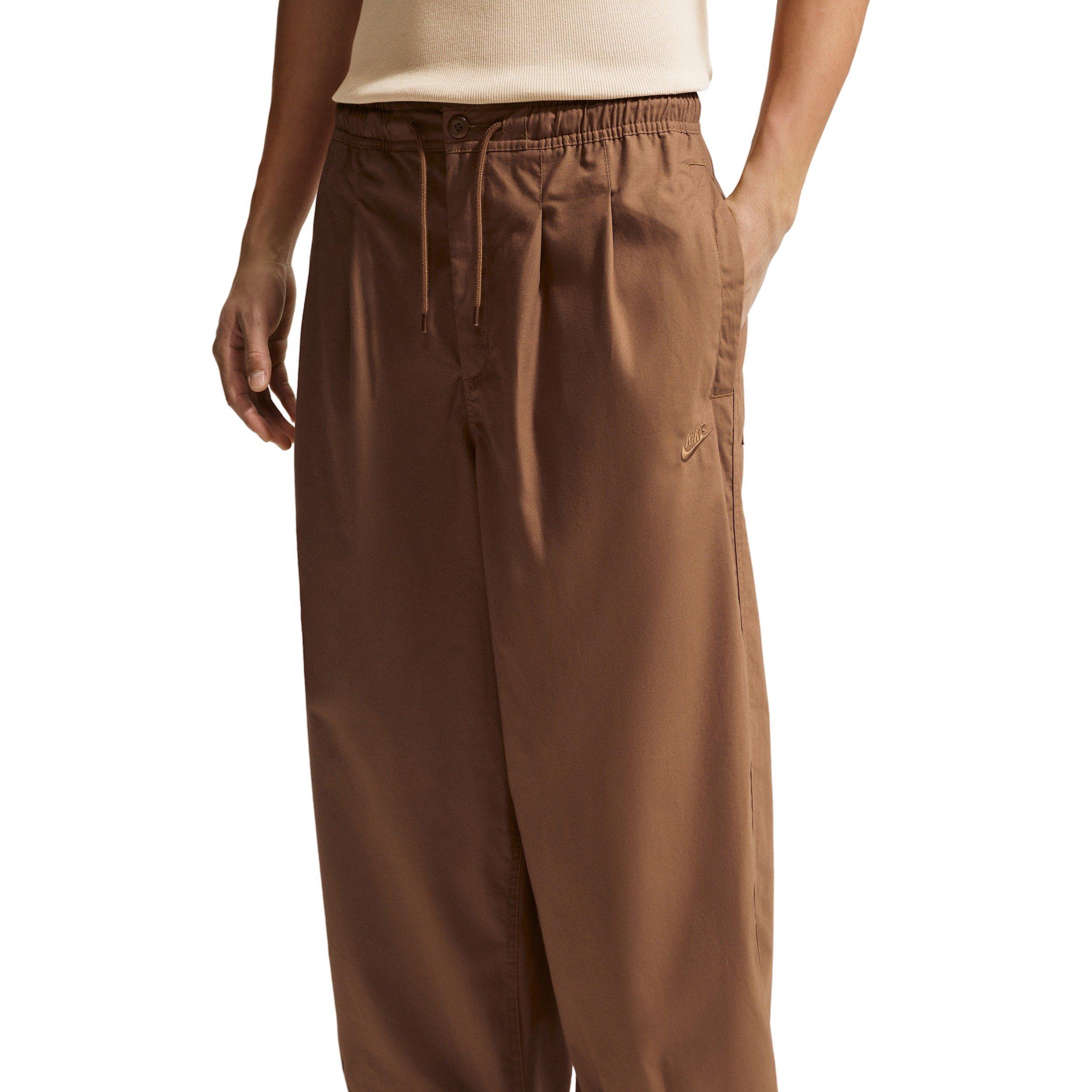 Nike Men's Club Balloon Pants - Brown - BROWN
